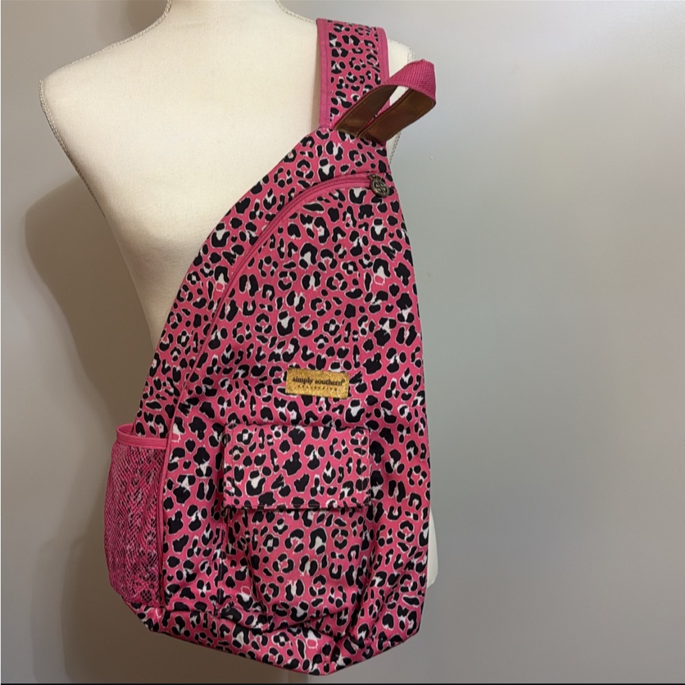 Simply Southern Leopard Print Sling Bag